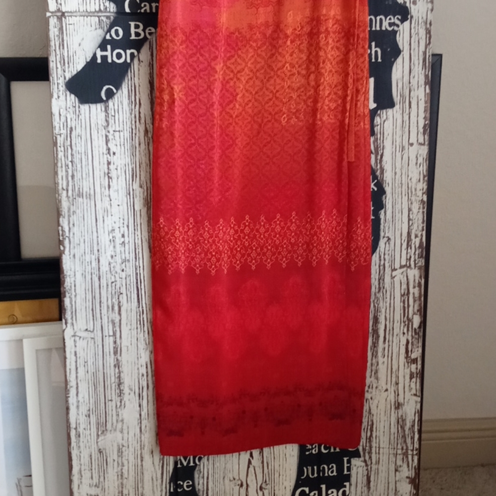 Ellen Tracy Company Silk Wrap Skirt - Picture 3 of 9